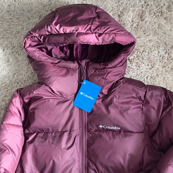 SOLD - Puffect Mid Hooded Columbia Jacket NWT - Picture 2 of 8
